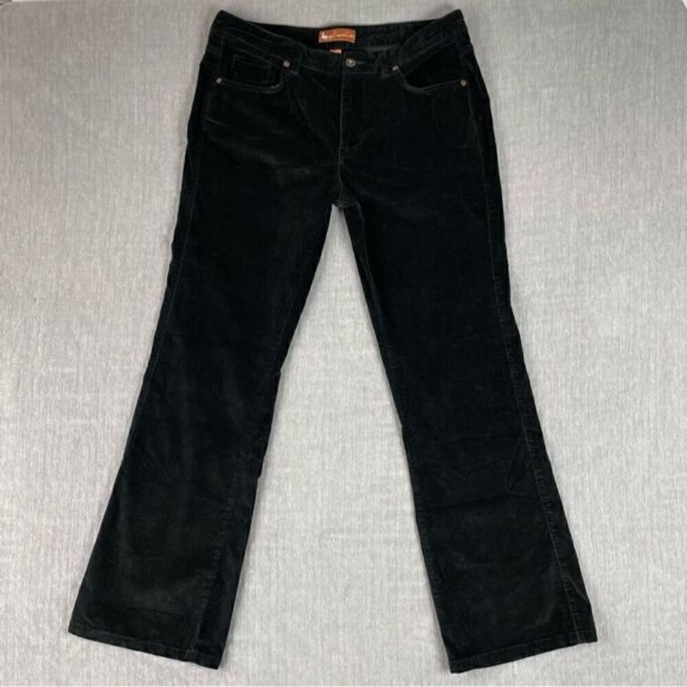 Lee Bootcut Black Corduroy Low Rise Pants EUC Junior Women’s Size 13/14M